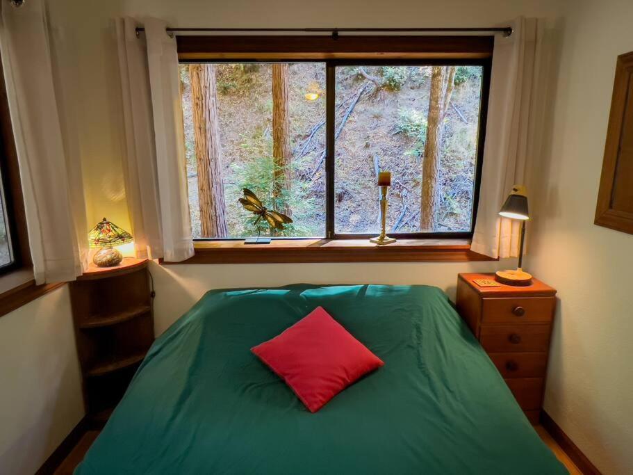 Little House In The Redwoods With A Hot Tub! Lägenhet Garberville Exteriör bild