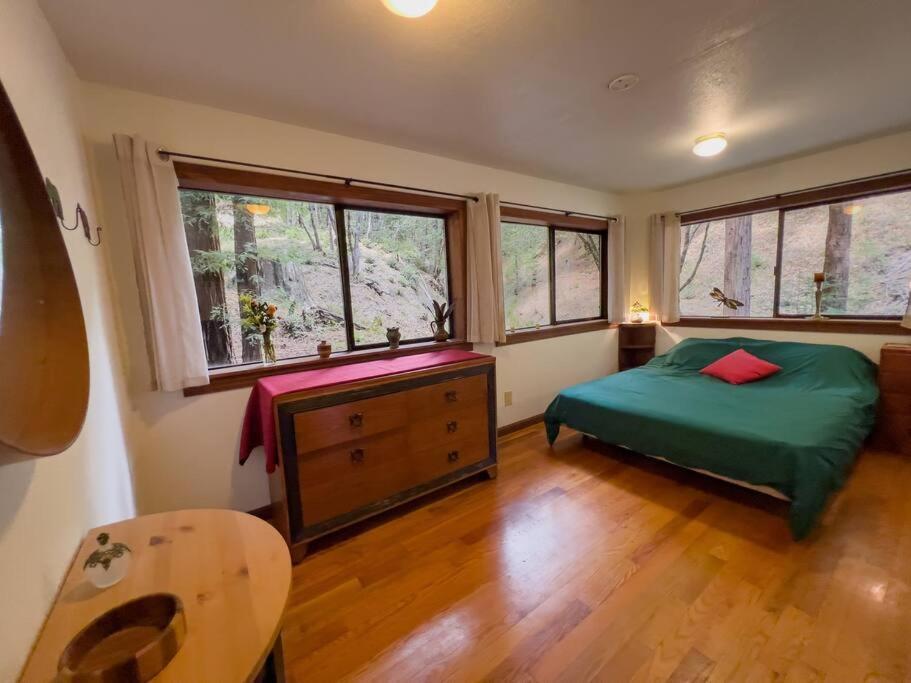 Little House In The Redwoods With A Hot Tub! Lägenhet Garberville Exteriör bild